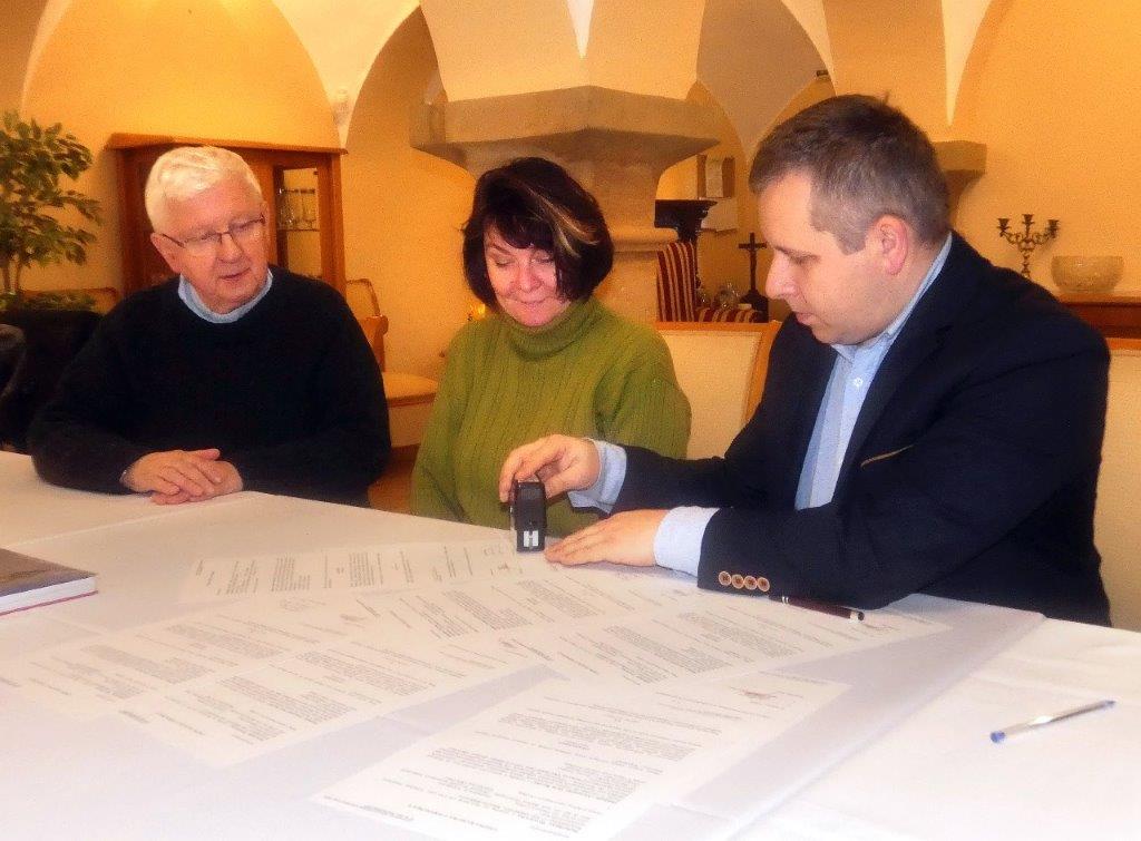 Podpisanie umowy z Opactwem Krzeszowskim