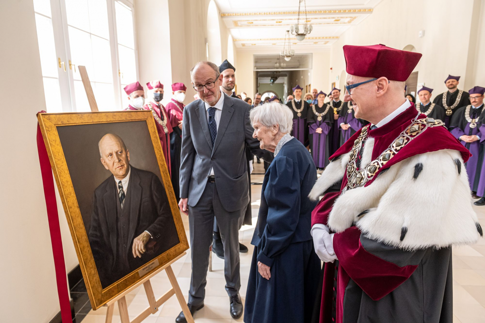 Odsłonięcie portretu prof. Suchardy