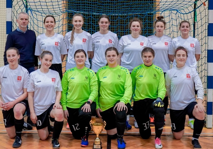 Zawodniczki PWr w futsal