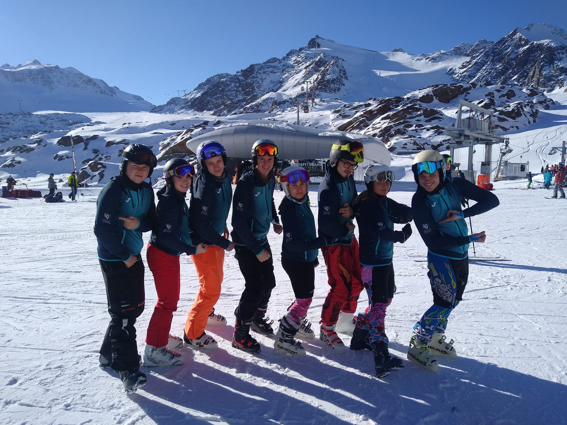 Sekcja narciarska na zgrupowaniu w Austrii