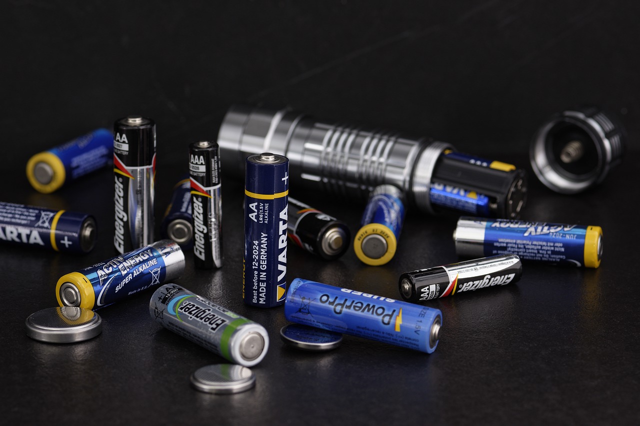 Baterie różnego typu