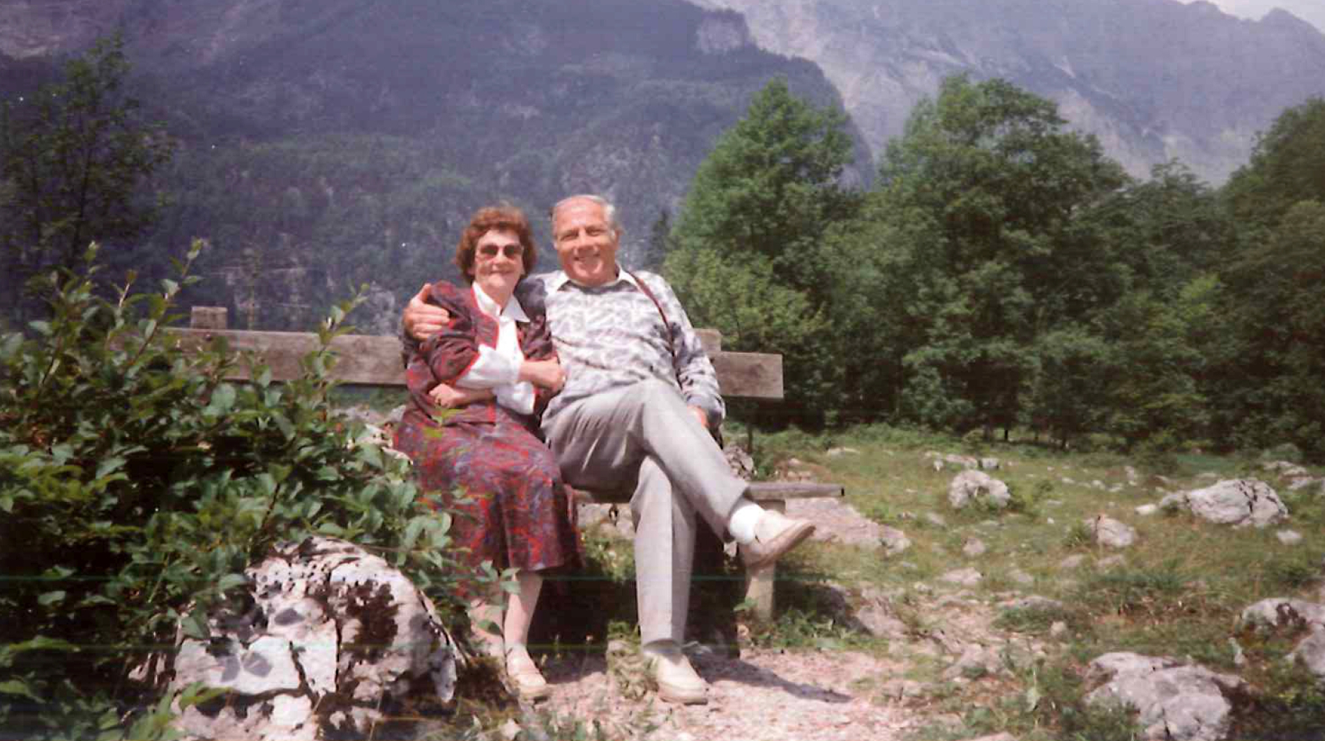 Prof. Jan Koch z żoną Anną na urlopie