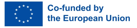 Logo flagi Unii Europejskiej z dopiskiem: Co-funded by the European Union