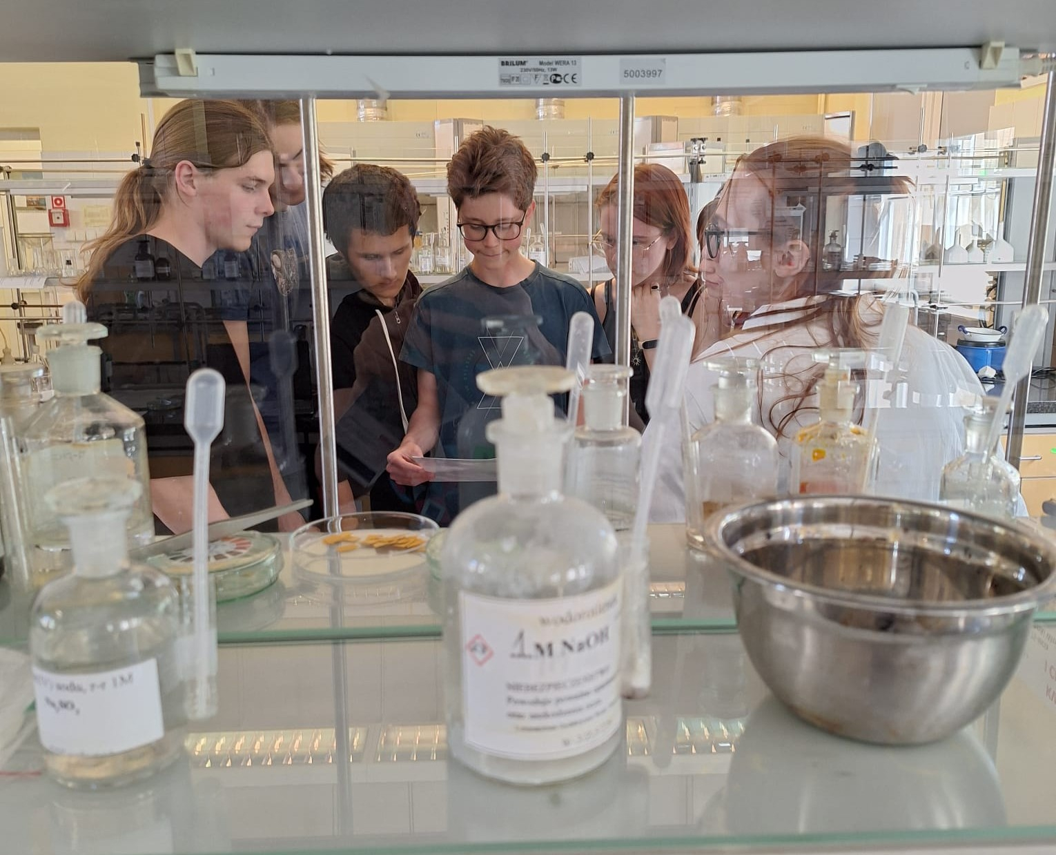 Zajęcia w laboratorium chemicznym