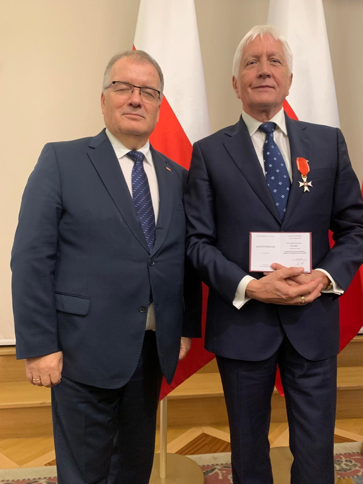 Minister Andrzej Dera i prof. Andrzej Hachoł - zdjęcie