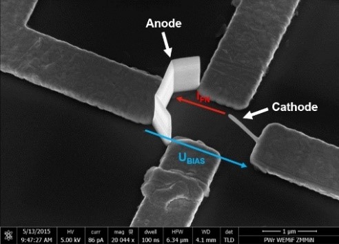 Nanolampa wykonana w Katedrze Nanometrologii PWr, fot. Piotr Kunicki