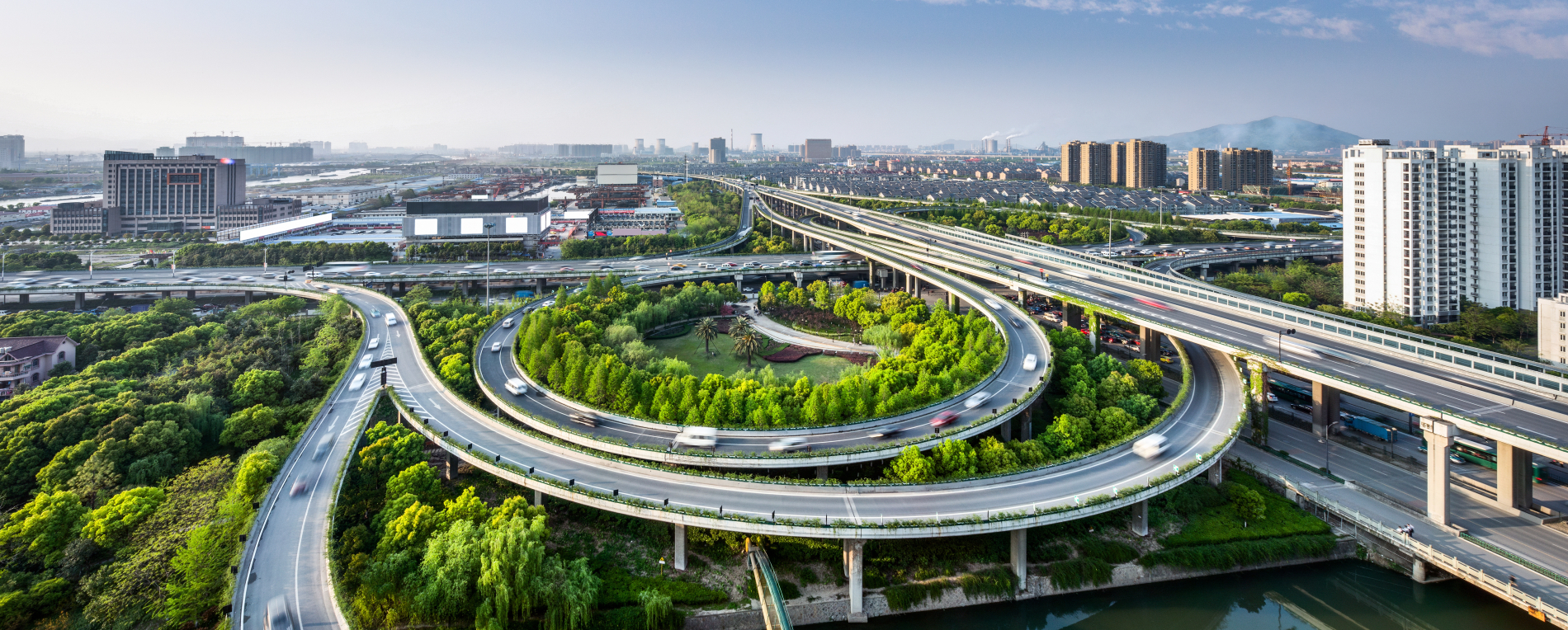 Skrzyżowanie autostrad - zdjęcie