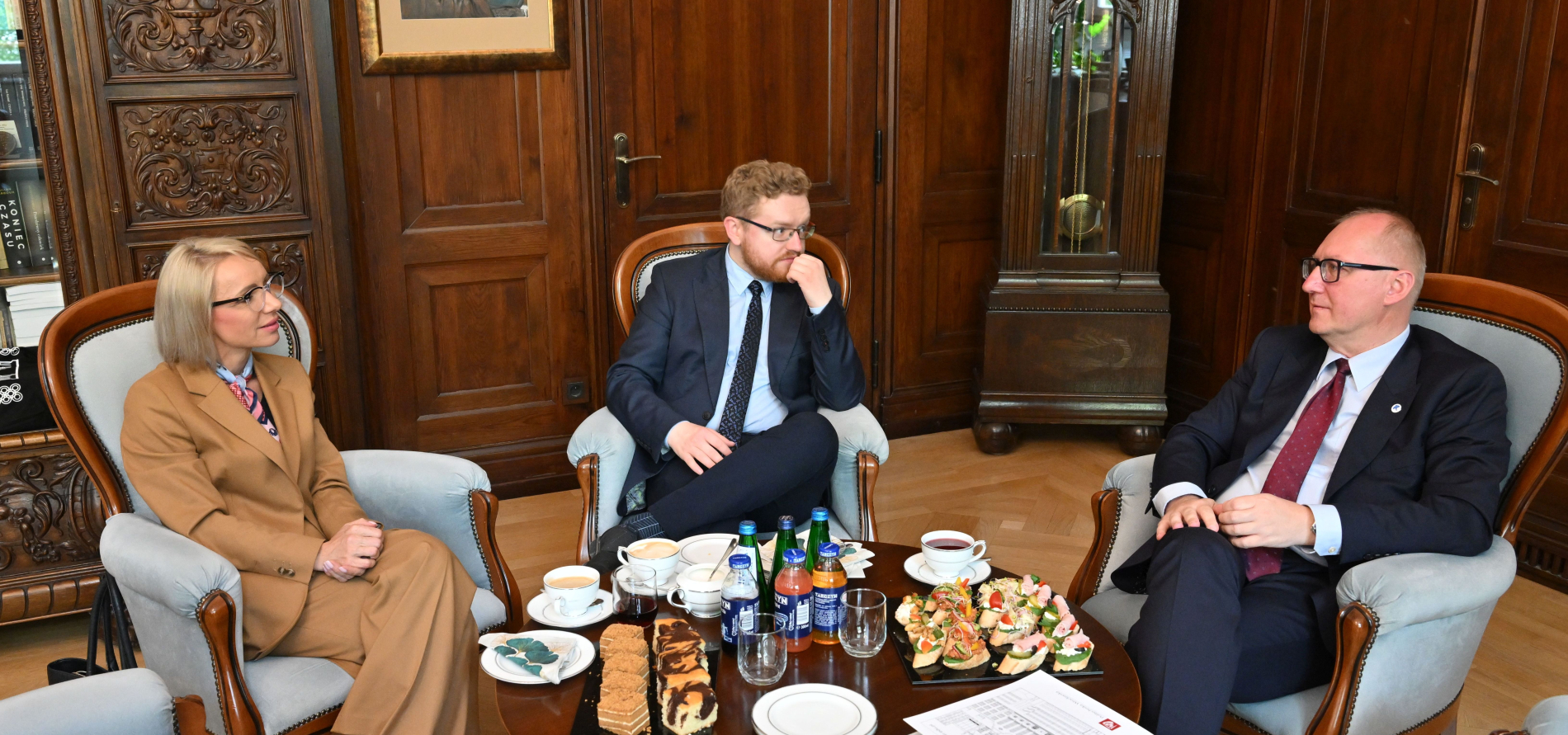 Anna Sobola, dr Dariusz Standerski i prof. Arkadiusz Wójs - zdjęcie