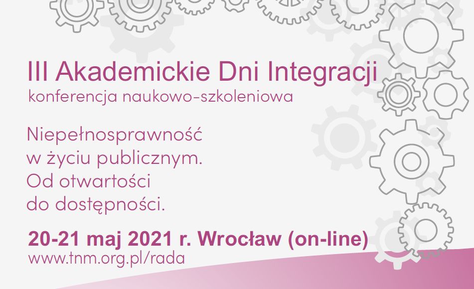 Plakat Akademickich Dni Integracji 2021