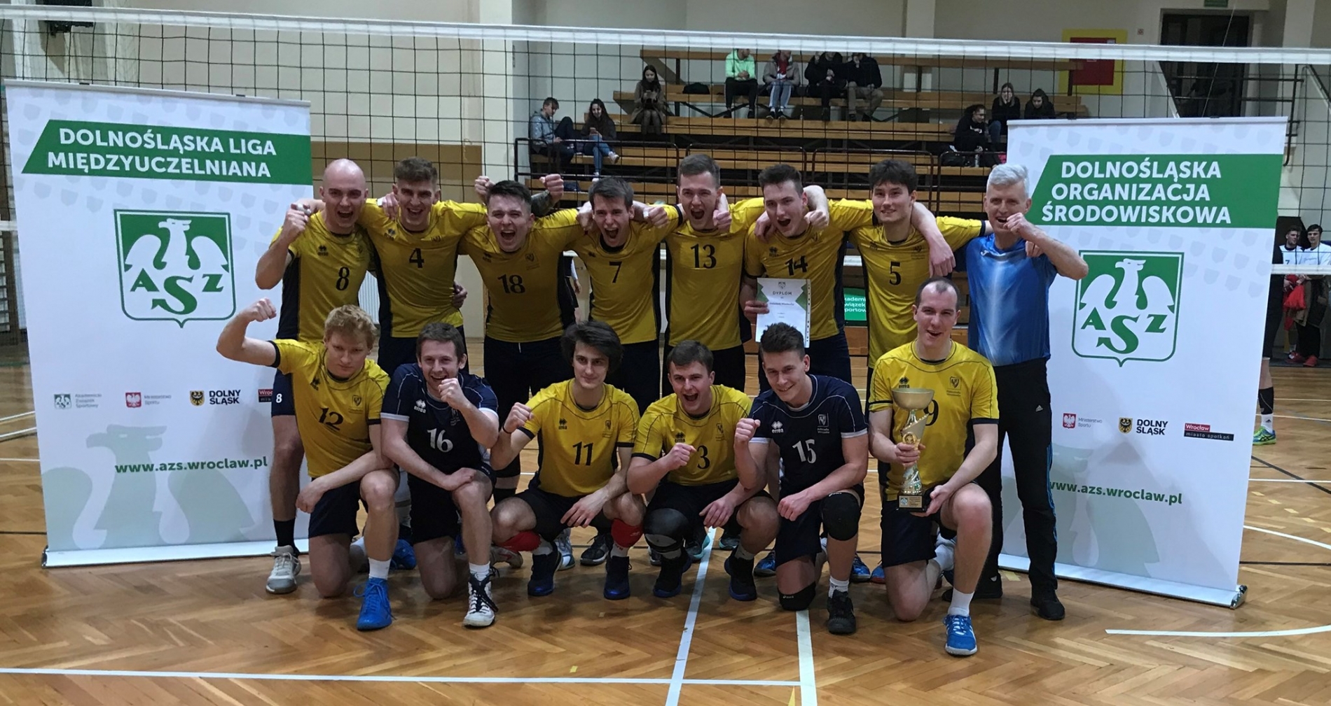 Siatkarze PWr akademickimi mistrzami Dolnego Śląska
