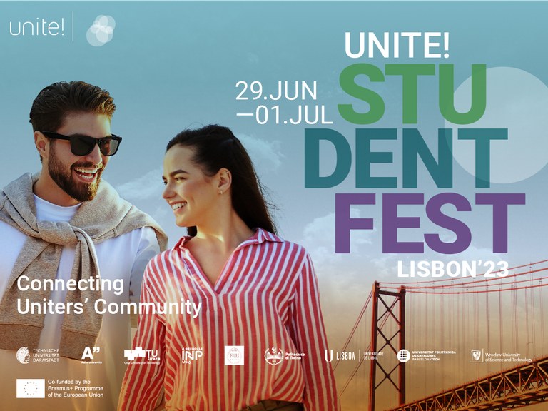 Unite Student Festiwall - grafika promocyjna