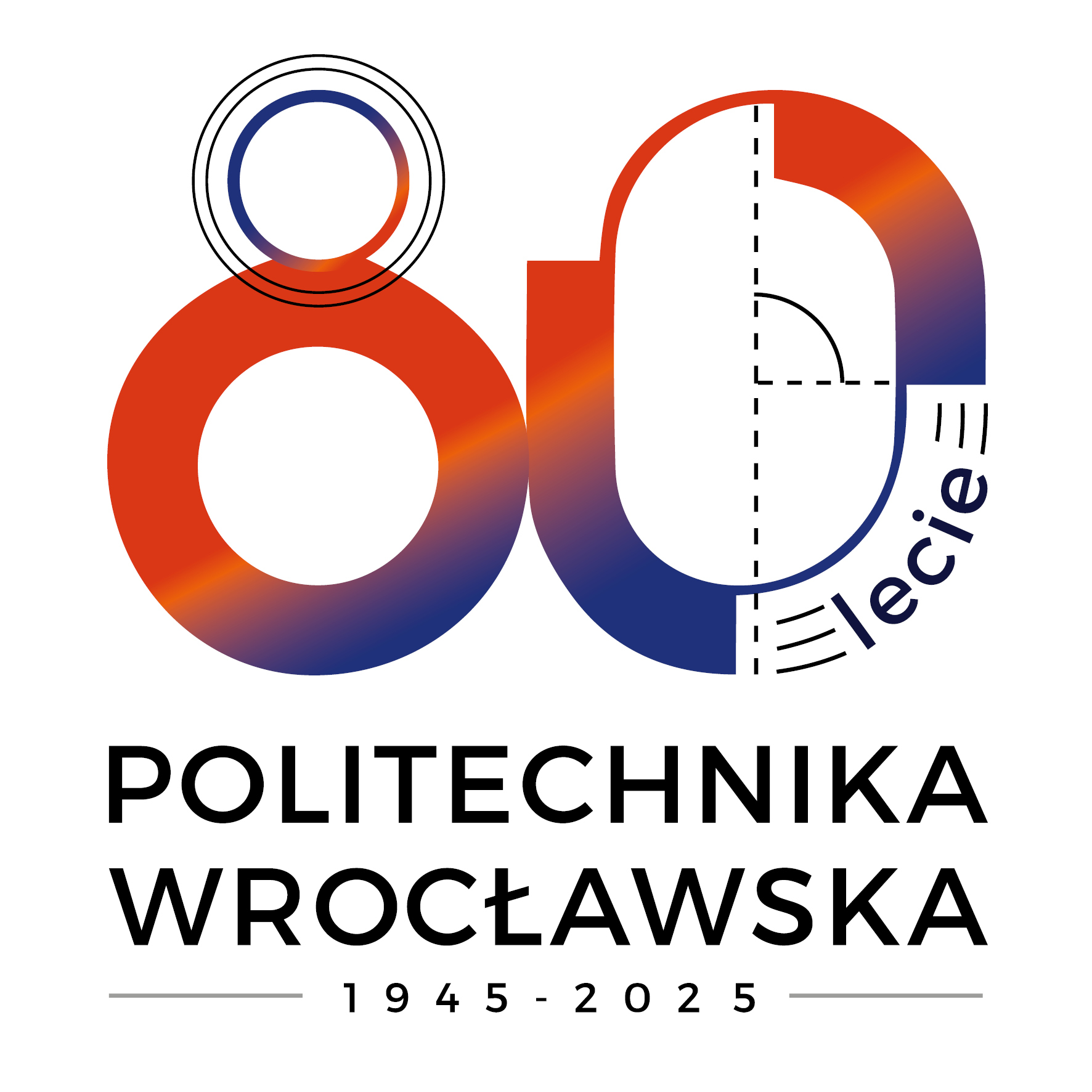 logo 80-lecia PWr